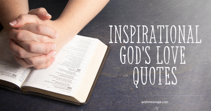 Inspirational God's Love Quotes For Loved Ones  Wish Message