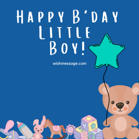 40 Amazing First Happy Birthday Wishes For Baby Boy - Wish Message