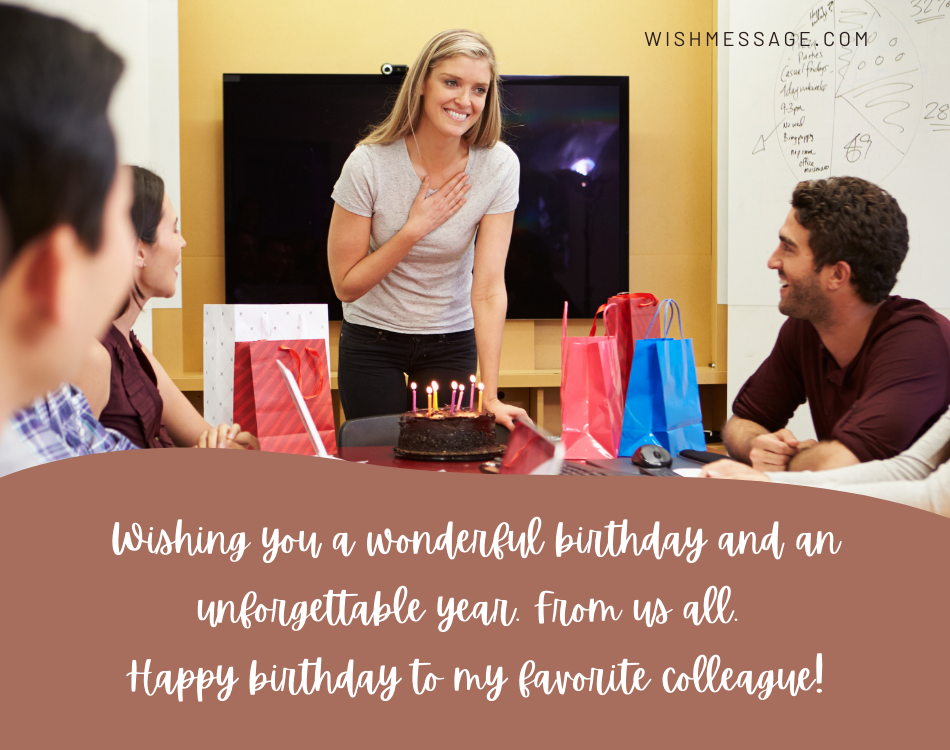 Best Birthday Wishes & Messages for colleagues or coworkers