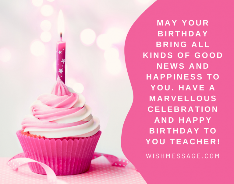 Happy Birthday Wishes For Teacher | Beautiful Birthday Wishes To Teacher