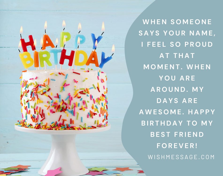 Happy Birthday To My Bestfriend | Friends Forever | WishMessage