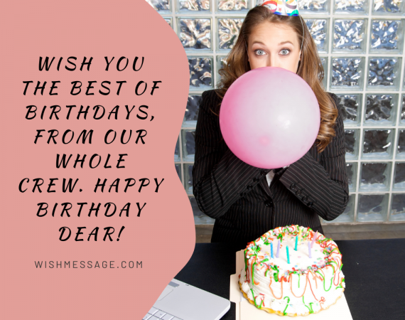 Best Birthday Wishes & Messages for colleagues or coworkers