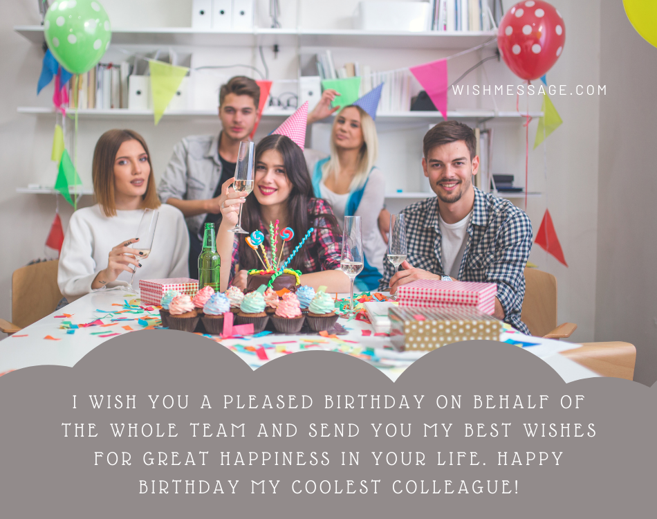 Best Birthday Wishes & Messages for colleagues or coworkers