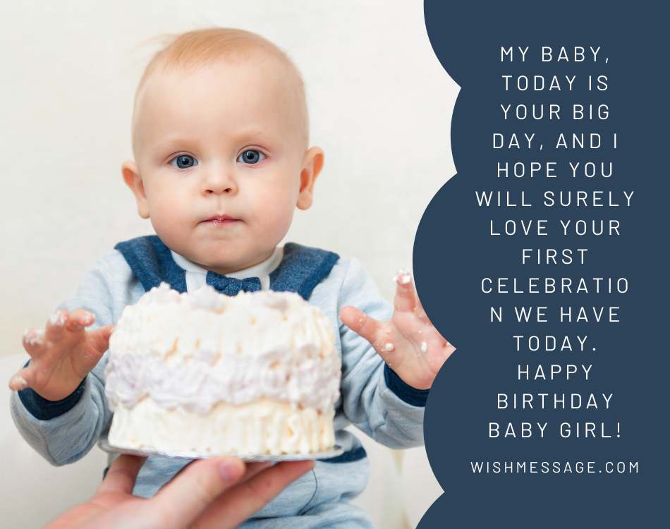 Happy 1st Birthday Wishes For Baby Girls and Boys WishMessage