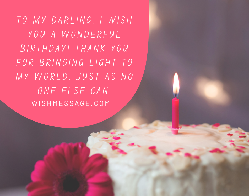 Cute Birthday Wishes For Lover