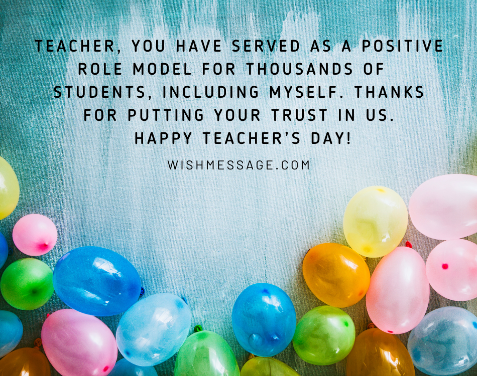 Inspirational Messages for Teachers Day 